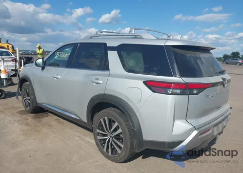 2023 Nissan Pathfinder Platinum 4Wd from USA, damaged, VIN 5N1DR3DJ1PC211949